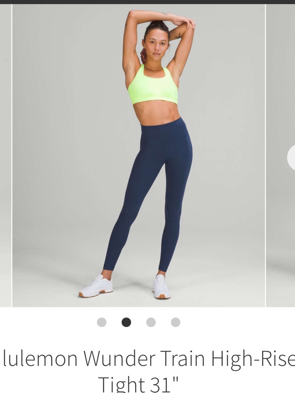 Lululemon Wunder Train High-Waist Active Leggings